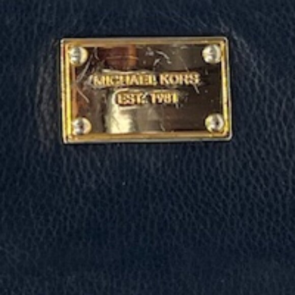 Michael Kors Genuine Black Leather Zip Around Clutch Wallet Bag 8.25"x4" - Picture 14 of 16